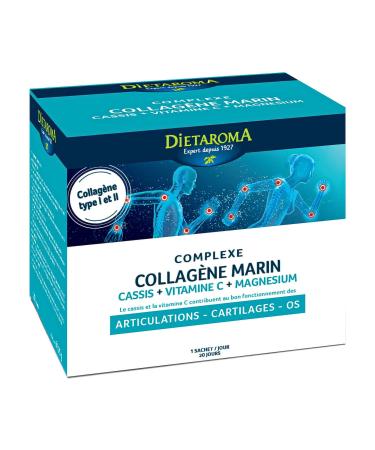 Marine Collagen Complex Food Supplement | Joints & Cartilages | 20 bags | Dietaroma