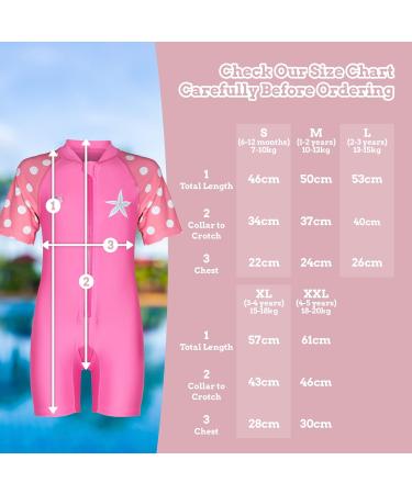 Juicy Bumbles Baby Swimsuit - One Piece Toddler Swimming Costume - Short Sleeve Boys and Girls Swimming Costume (1 Year, Starfish) - Buy Online on GoSupps.com