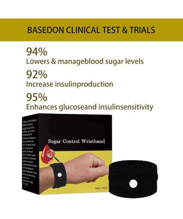 3-Piece Sugar Control Bracelet | Elastic Wrist Bandage for Acupuncture Massage - Stabilize Blood Sugar Levels - Buy Online on GoSupps.com