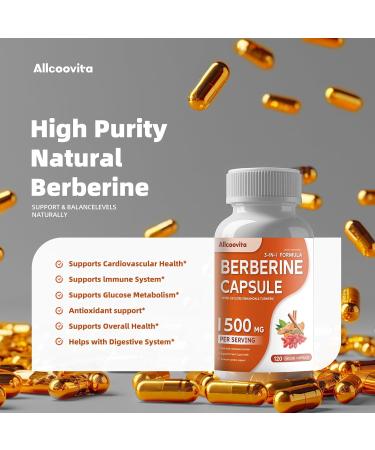 Berberine Supplement - Berberine 1500mg Per Serving 120 Capsules - Berberine HCI - Berberine Plus - Plus Pure True Ceylon Cinnamon Berberine HCI Root Supplements Pills 120 Count (Pack of 1) - Buy Online on GoSupps.com