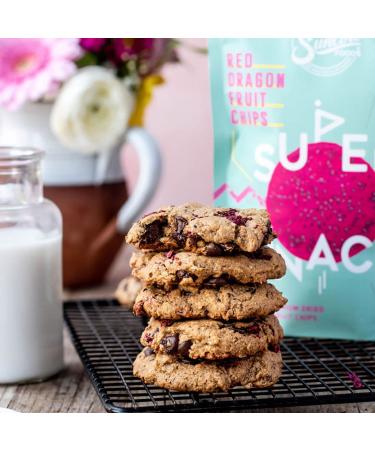 Buy Suncore Foods Red Dragon Fruit Chips 1.76oz - Gluten Free, Non-GMO, No Sugar Added - Buy Online on GoSupps.com