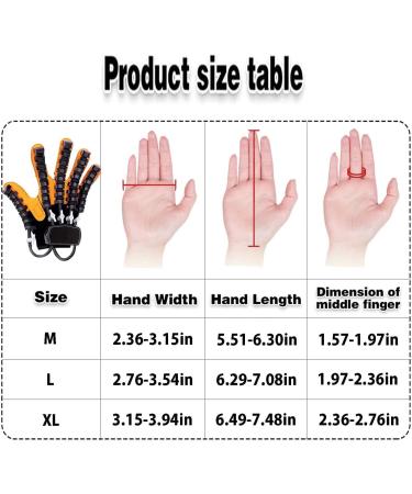 Rehabilitation Robot Gloves Finger Pain Relief for Functional Improvement of The Hands Finger Orthosis Training Intensity Can Be Adjusted Left-L - Buy Online on GoSupps.com