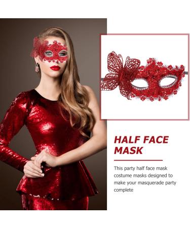 STOBAZA 2-Piece Lace Butterfly Masquerade Ball Masks for Women - Elegant Eye Masks for Parties & Events - Buy Online on GoSupps.com