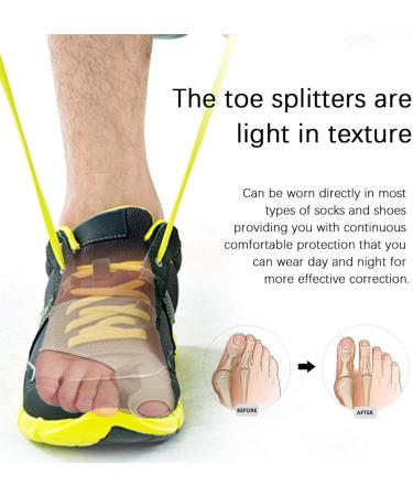 EVTSCAN Soft Bunion Protector & Toe Separator | Silicone Thumb Corrector for Pain Relief & Alignment - Buy Online on GoSupps.com
