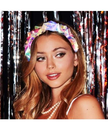 BARTOSI Light Up Headband - Sparkly Laser Hair Hoop for Nightclub Parties - Glow in The Dark Hair Accessories for Women and Girls - Buy Online on GoSupps.com
