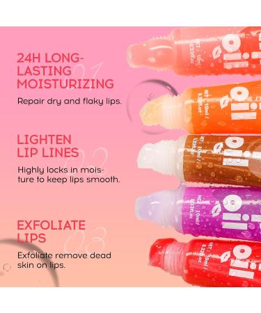 Strawberry Lip Oil | Glossy Hydrating Lip Gloss & Balm | Fruity Flavors Lip Care | Long-lasting Moisturizing Lip Plumper | International Shipping - Buy Online on GoSupps.com