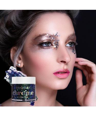Sequin Gel Highlighting Gel for Body and Hair Shimmer | Girls Longwearing Makeup for Radiant Glow in Crowds for Gathering Traveling Carnival Party Dating Mcbean - Buy Online on GoSupps.com