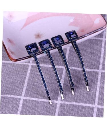 Beaupretty 4 Pairs Crystal Bobby Pins Hair Accessories for Women Girls Hairpin Bridal Side Hairpin Pearl Headpiece Hair Clips for Girls Elegant Hairpin Wedding Hairpin Antique Diamond Miss - Buy Online on GoSupps.com