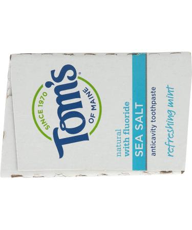 Tom's of Maine Sea Salt Whitening Toothpaste - Refreshing Mint, 4.7 oz | Natural Dental Care - Buy Online on GoSupps.com