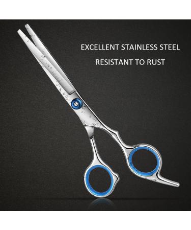 Hair Scissors 10PCS Hairdressing Scissors of Flat Scissors Teeth Scissors Thinning Hair Salon Children Home Hairdressing Tool Set - Buy Online on GoSupps.com