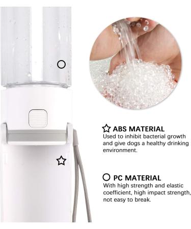 Buy KQPIINW Dogs Water Bottle - 420ml Portable Pet Drinking Bottle for Dogs & Cats | Ideal for Outdoor Activities - Buy Online on GoSupps.com