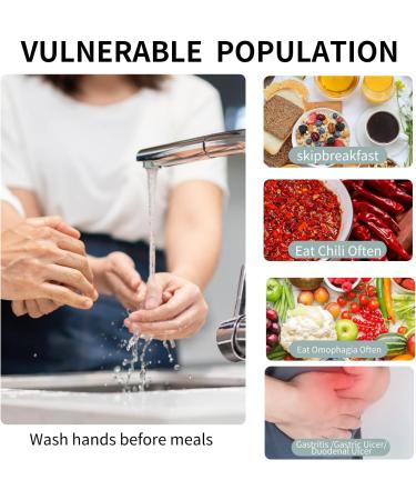 Helicobacter Pylori Detection Kit - Quick & Accurate Home Test Results in 10-15 Minutes - Buy Online on GoSupps.com