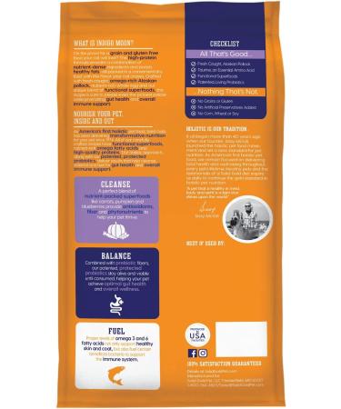 Solid Gold Indigo Moon High Protein Cat Food - Grain & Gluten Free, Digestive Probiotics, Omega 3, Low Carb Superfood Meal - 12lb - Buy Online on GoSupps.com