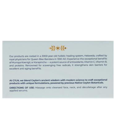 Ceylon Karapincha Night Cream by CYLN for Women - 1.76 oz Cream - Buy Online on GoSupps.com