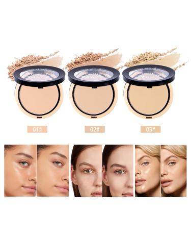 HD Finishing Pressed Setting Powder - Matte Oil-Control Powder for Even Skin Tone | Long-Lasting & Lightweight | All Skin Types - 02 Natural Color - Buy Online on GoSupps.com