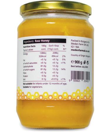 Raw Wild Flower Bulgarian Honey Premium 100% Pure 900g - Buy Online on GoSupps.com