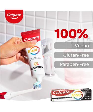 Colgate Total Charcoal Deep Clean 120g - Buy Online in India - International Shipping - Buy Online on GoSupps.com