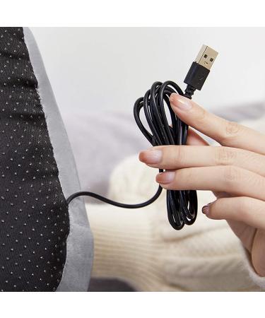 Electrically Heated Foot Warmers & USB Heating Pillows | Plush Comfort for Pain Relief | Gray Round Design - Buy Online on GoSupps.com