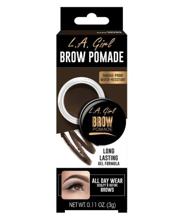 L.A. Girl Brow Pomade Dark Brown 0.11 oz - Define and Fill Brows with Precision - Buy Online on GoSupps.com