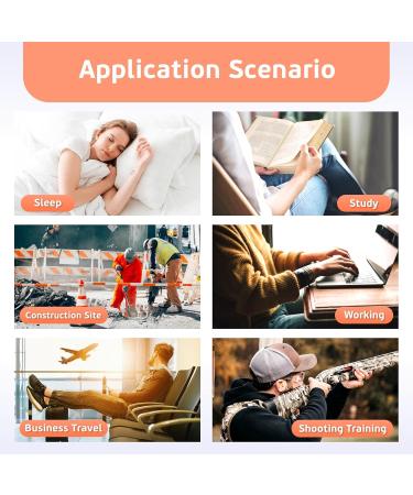 200 Pcs Soft Foam Ear Plugs - Noise Cancelling Slow Rebound Disposable Ear Plugs for Sleeping Snoring Shooting Study & Travel (Pink - Buy Online on GoSupps.com