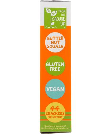 Buy From The Ground Up Butternut Squash Sea Salt Crackers - Healthy Snack Option - Buy Online on GoSupps.com