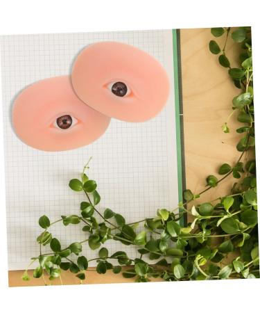 Beavorty Tools 1 pair Training Eye Model Models Boards Makeup Skin Silicone Eyebrow Practice Eyeshadow 7.70X5.50X2.00CM As Shown - Buy Online on GoSupps.com