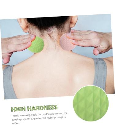 Minkissy Massage Ball Set - 2 Pieces for Foot & Back Relief Deep Tissue Muscle Massage TPE Yoga & Fitness Balls - Buy Online on GoSupps.com