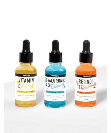 Hyaluronic Acid Serum | Hydrating Daily Elixir for Glowing Skin | Reduces Dark Spots | 1 oz (30 ml - Buy Online on GoSupps.com