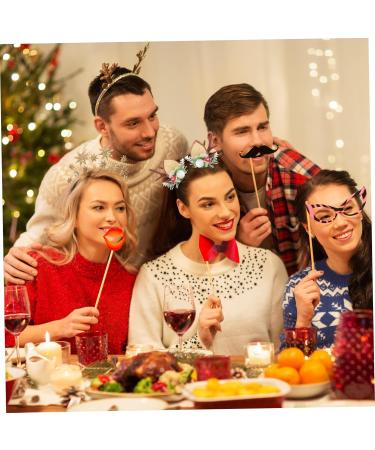 minkissy 1pair Clips Pins Reindeer Brown Hairpin and for Christmas Ears Antler Cat Adorable Accessories Decor with Party Accessory Xmas Mushroom Barrette Alligator Horn Decoration - Buy Online on GoSupps.com