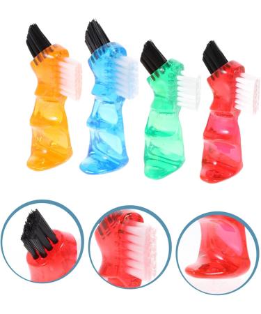 BUIFULSIC 4-Piece Toothbrush Prosthesis Set | Soft-Born Cleaning Brushes for Implants | Mini Double Brush Pro Cleaner - Buy Online on GoSupps.com