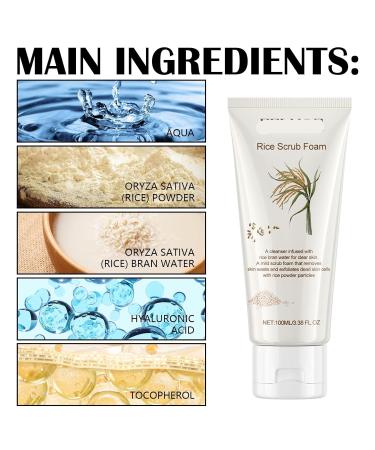 Brightening Facial Cleanser - Deep Cleanse Pore Tightening Skin Repair Anti-Dullness & Whitening Face Wash(1PCS) 1 Count (Pack of 1) - Buy Online on GoSupps.com
