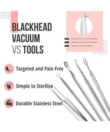 Blackhead Removal Tools Kit with Travel Case - 5 Piece Set by The Good Stuff - Buy Online on GoSupps.com