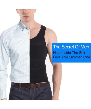 COOFANDY Men's 2 Pack Compression Shirt Slimming Vest Gym Tank Top - Medium, Navy Blue/Gray - Buy Online on GoSupps.com