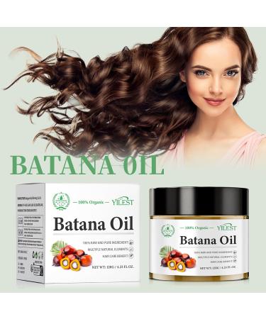 Batana Oil for Hair Growth 100% Batana Oil Organic Raw Batana Oil for Hair Growth Repairs Damaged Hair Oil Reduces Hair Loss Batana Oil for Hair Mask Scalp Hair Growth Oil - Buy Online on GoSupps.com