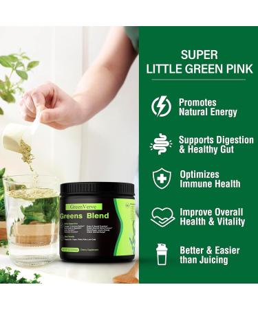 RASPIO Green Superfood Plant Nutrition Powder Natural Fruit & Vegetable Superfood Mix Sugar Free 180g Jar Green - Buy Online on GoSupps.com