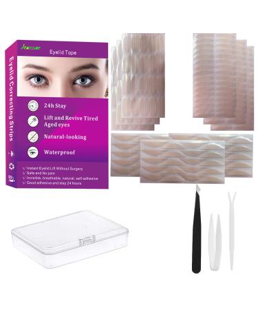 Invisible Water Eyelid Tape 920 Pcs Double Eyelid Tape for Hooded Eyes Invisible Instant Eye Lift Without Surgery Perfect for Uneven Mono-Eyelids Large Size 920pcs water eyelid tape