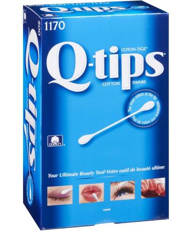 Q-tips Cotton Swabs 1170 Count 1170 Count (Pack of 1) Swabs - Buy Online on GoSupps.com