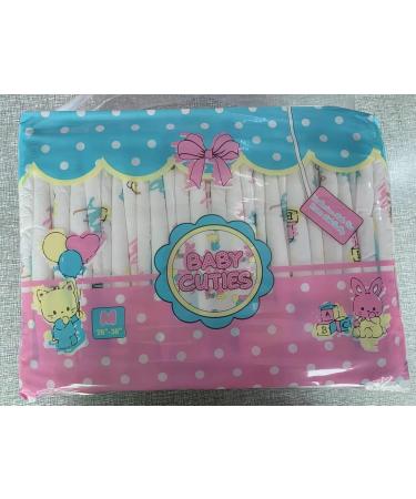 LittleForBig Printed Adult Brief Diapers - ABDL 10 Pack - Baby Cuties MM in Pink | Comfort & Quality for Adult Baby Diaper Lovers - Buy Online on GoSupps.com