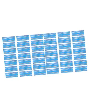 Ipetboom 60 pc tooth tooth color tooth whitening color care needs tooth color guide posters with teaching boards tooth color scope tooth white color card teeth provide color metric paper equipment