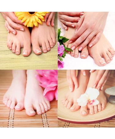 120 Pieces Light Pink False Toenails Kit - 12 Sizes Artificial Toe Nail Tips for Nail Art & Design Display International Shipping Available - Buy Online on GoSupps.com
