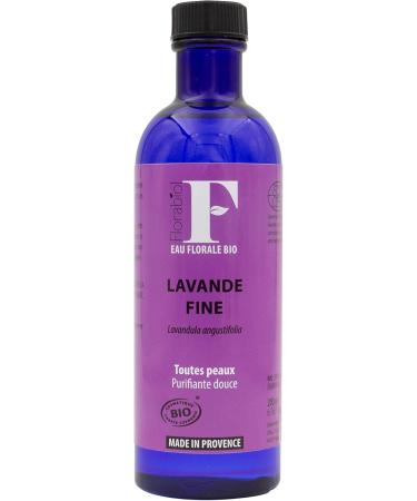 Florabiol - Pack of 2 Organic Fine Lavender Floral Waters 200 ml x 2 - Purifying Softening and Soothing Lotion - Combats Nervousness - Certified Organic Ecocert - Made in France  - Buy Online on GoSupps.com
