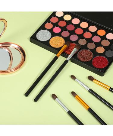 Beavorty 6Pcs Eyeshadow Brush Set Eye Makeup with Soft Bristles and Plastic Handle Angled Eye for Eye Blending - Buy Online on GoSupps.com