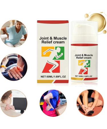 Muscle Care Cream - Knee Massage Cream 50ml | Refreshing Moisturizing Lotion for Joints Hands Legs Feet Neck - Buy Online on GoSupps.com