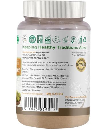 Aryan Herbals Triphala Powder 100gm - Natural Three Fruits Blend - Buy Online on GoSupps.com