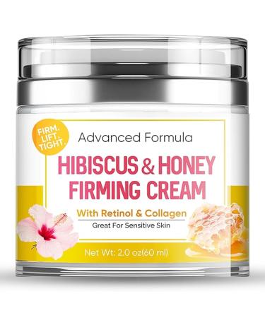 iTecFreely Hibiscus and Honey Firming Cream, Moisturizing and Hydrating Skin Tightening Cream, Fast Effectively Reduces Fine Lines Neck Firming Cream