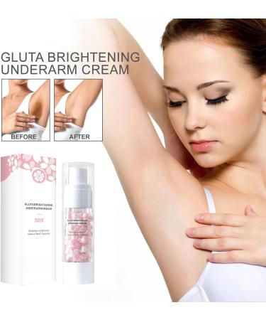 Sakura Gluta Brightening Underarm Cream Gmeelan Sakura Gluta Underarm Whitening Cream Brightening Booster Pearl Capsules Sakura Gluta Body Whitening Cream for Intimate Area (2PCS) - Buy Online on GoSupps.com