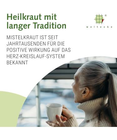  Weltecke Weltecke Loose Leaf Mistletoe Tea 250g | Premium quality made and tested in Germany | Herbal tea with a spicy and herbaceous taste | No artificial flavors or sugar | Freshly bottled - Buy Online on GoSupps.com