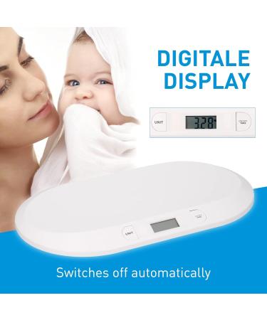 Buy Grundig Babyhage Digital Children's Scale - Accurate Up to 20kg for Newborns | LED & LCD Display Tara Function Auto Shutdown | International Shipping Available - Buy Online on GoSupps.com