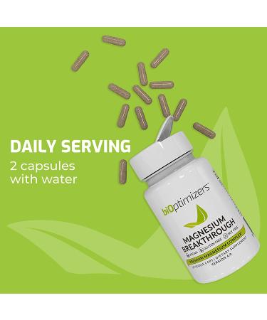 BiOptimizers Magnesium Breakthrough - 30 Capsules | Natural Stress Relief & Sleep Aid - Buy Online on GoSupps.com