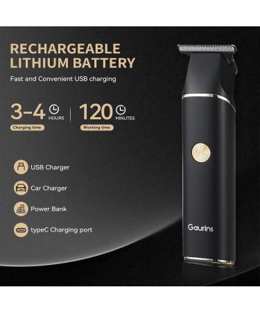 Professional Hair Trimmer & Beard Trimmer for Men | Electric Razor with T Blade Edgers & LCD Display - Perfect Gift for Men - Buy Online on GoSupps.com
